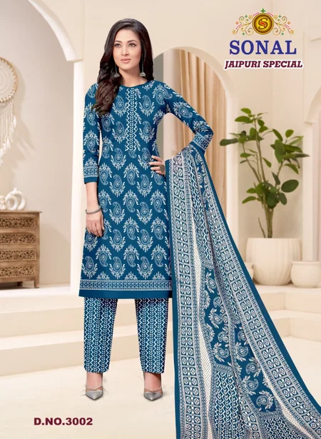 Jaipuri Special Vol 3 By Sonal Cotton Printed Dress Material
